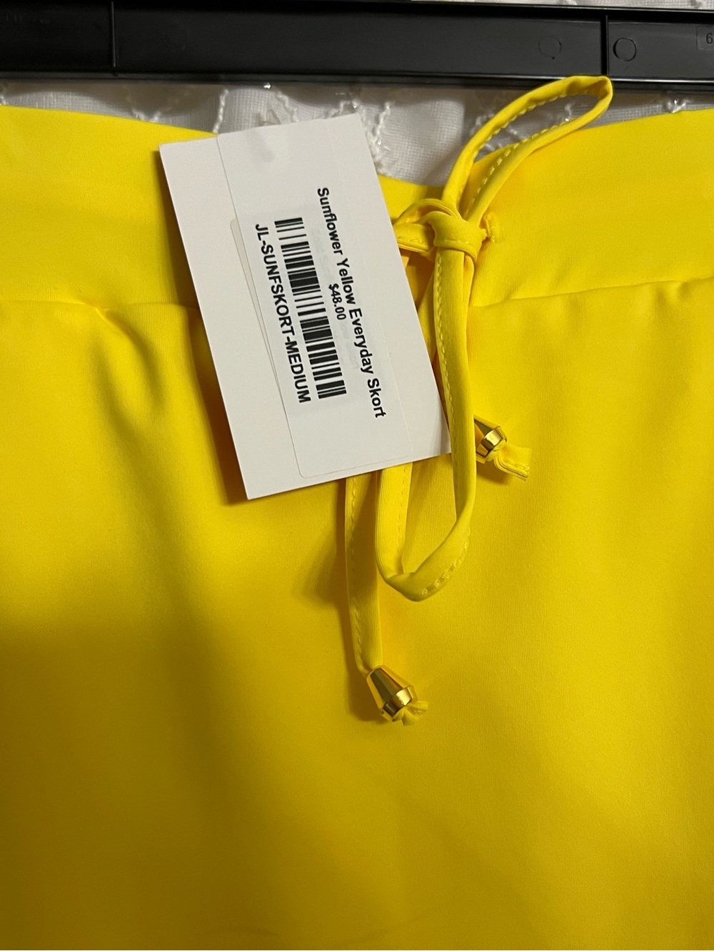 Sunflower Yellow Everyday Skort - Vibrant Yellow by Jess Lea Size Medium